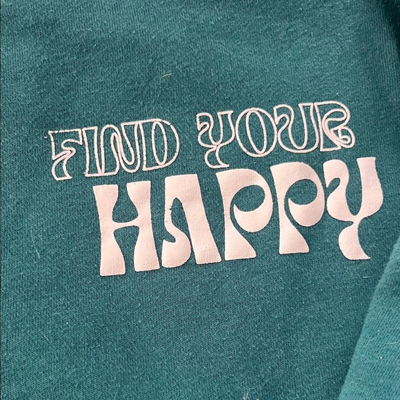 Mighty Fine Teal Crewneck Sweater - Picture 3 of 4